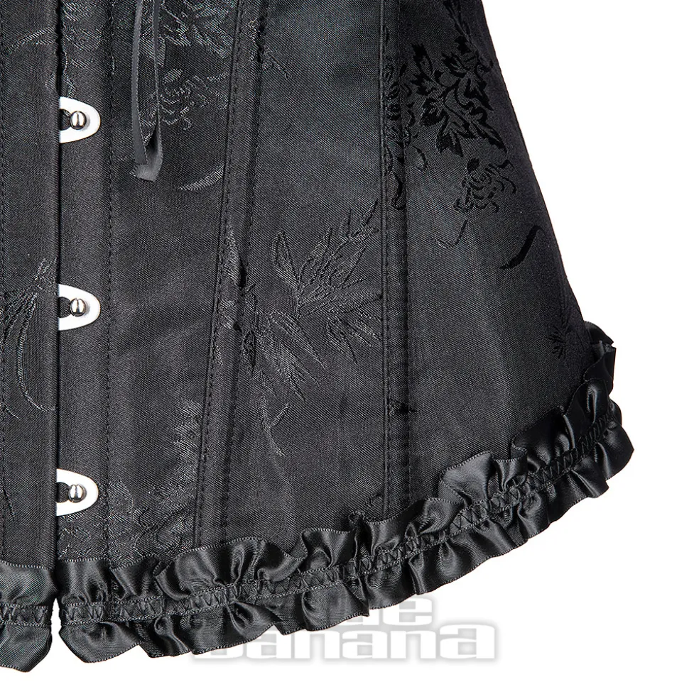 Vixxsin Dahlia Gothic Corset (Black)