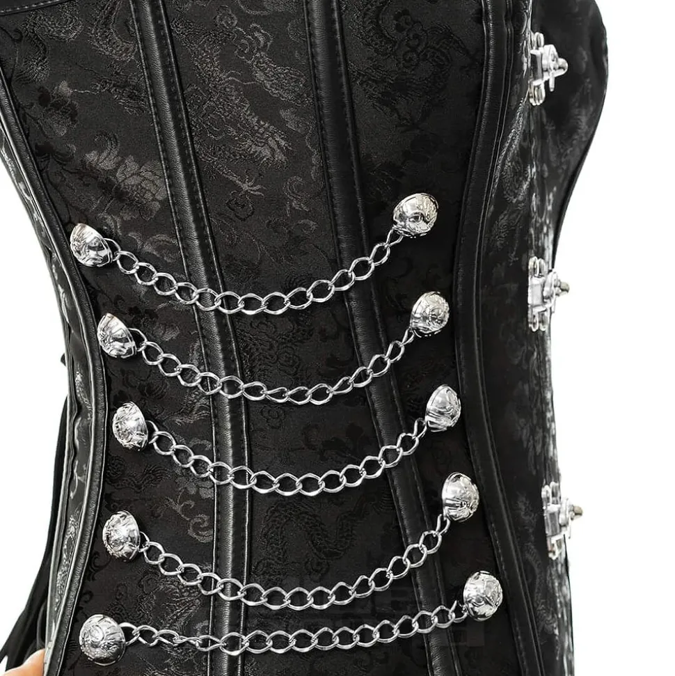 Vixxsin Steam Siren Corset (Black)