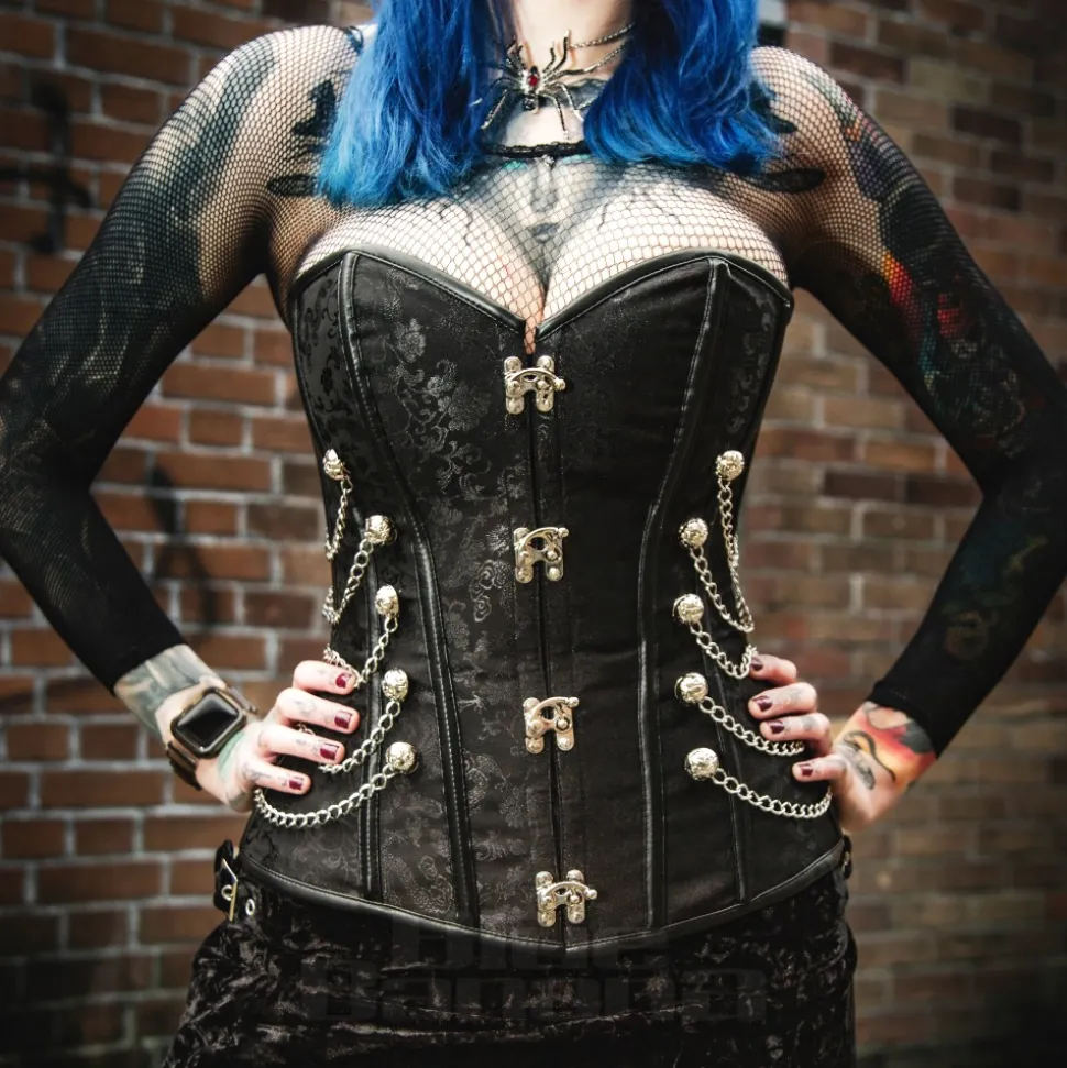 Vixxsin Steam Siren Corset (Black)